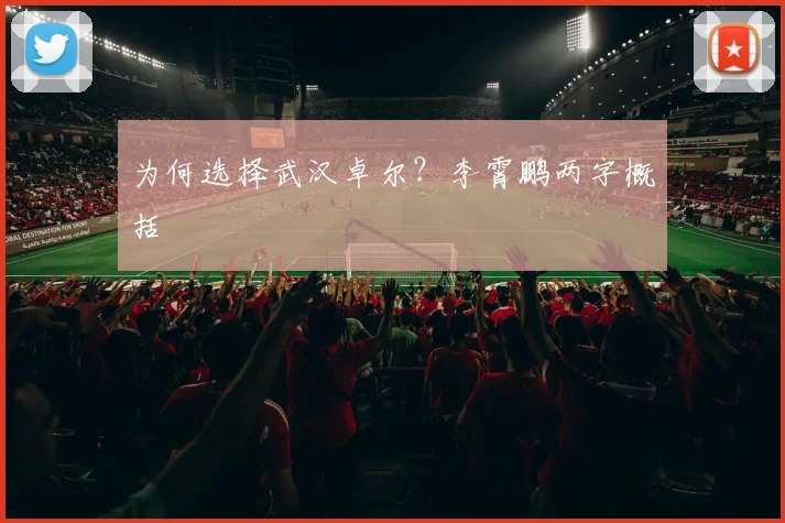 为何选择武汉卓尔？李霄鹏两字概括